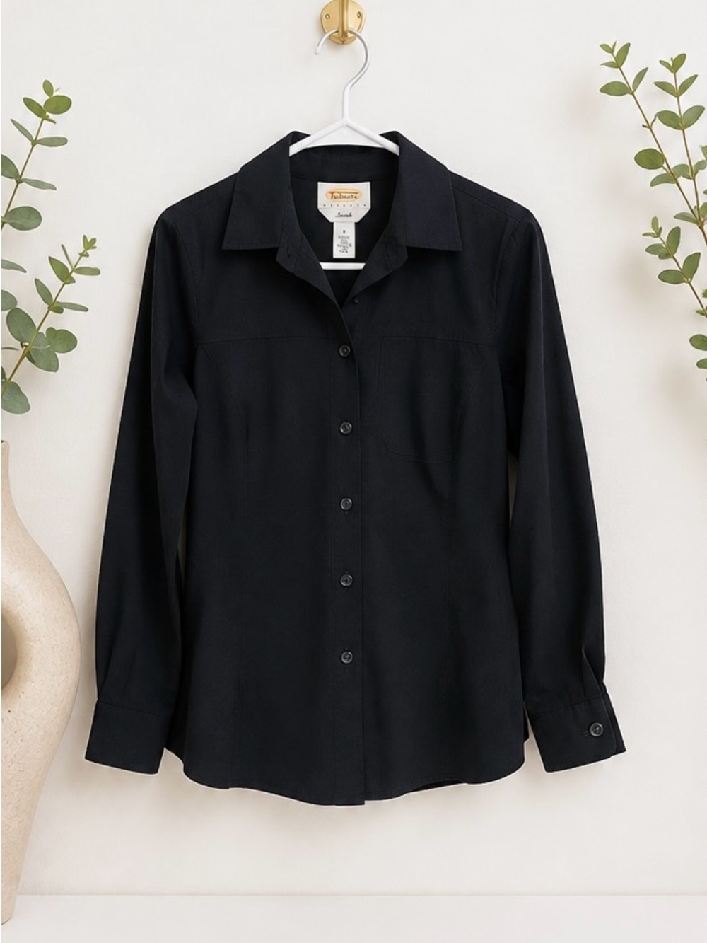 Black Faux Suede Lightweight Shacket